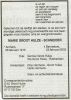 Overlijdens advertentie Marie Schneider